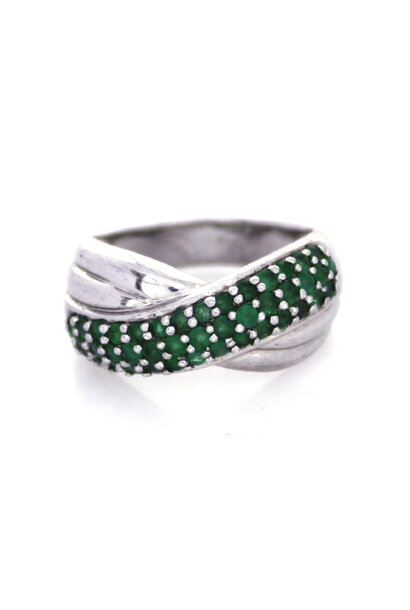 .925 Chrysoprase Fashion Ring (sz 10)