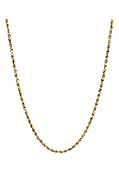 10K Yellow Gold Rope Chain (21 1/4" / 3mm)