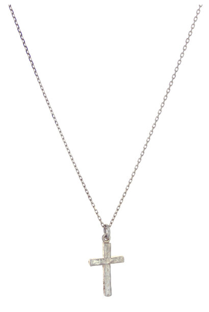 .925 Cross Pendant Necklace (18")
