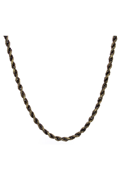 10K Yellow Gold Rope Chain (18" / 3.5mm)
