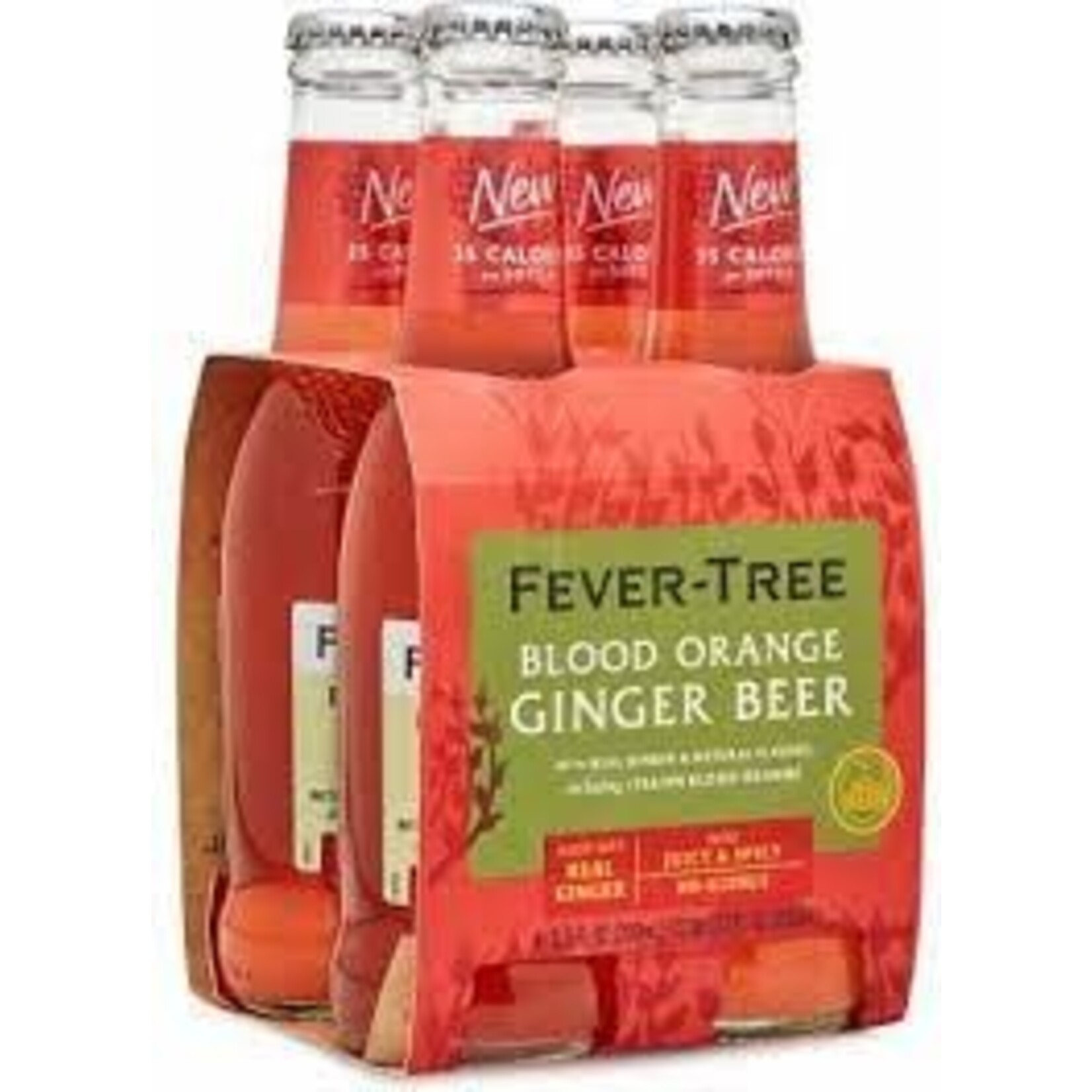 FEVER-TREE FEVER-TREE	BLOOD ORANGE GINGER BEER 4PK	.20L