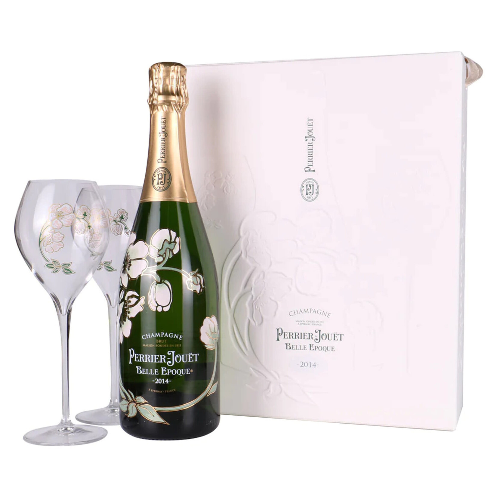 PERRIER-JOUET PERRIER JOUET BELLE EPOQUE BRUT W/GLASSES	.750L