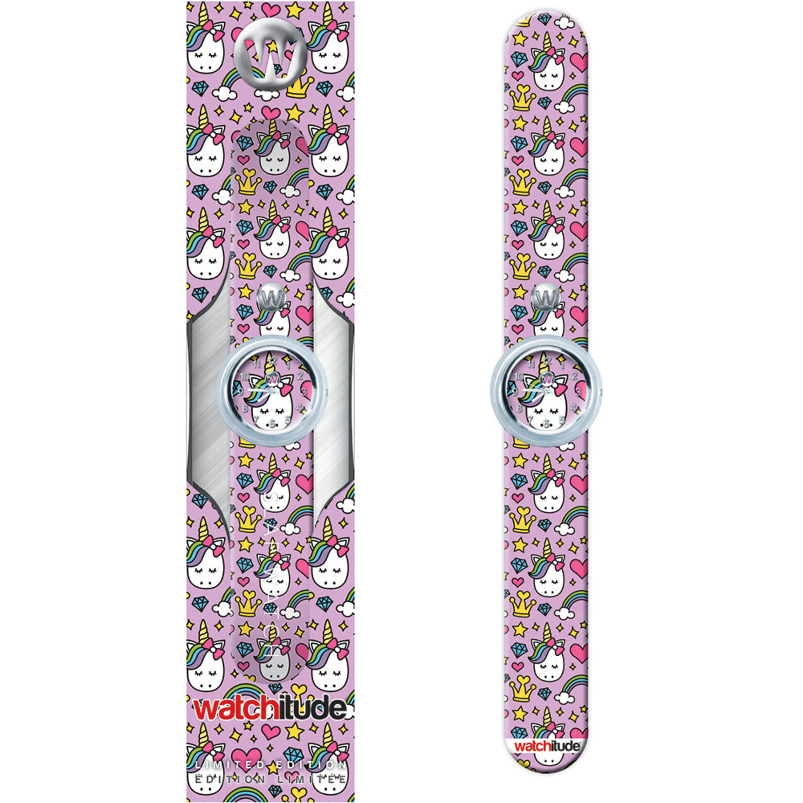 SLAP BAND WATCH PRINCESS UNICORN BELLEVUE KIDS
