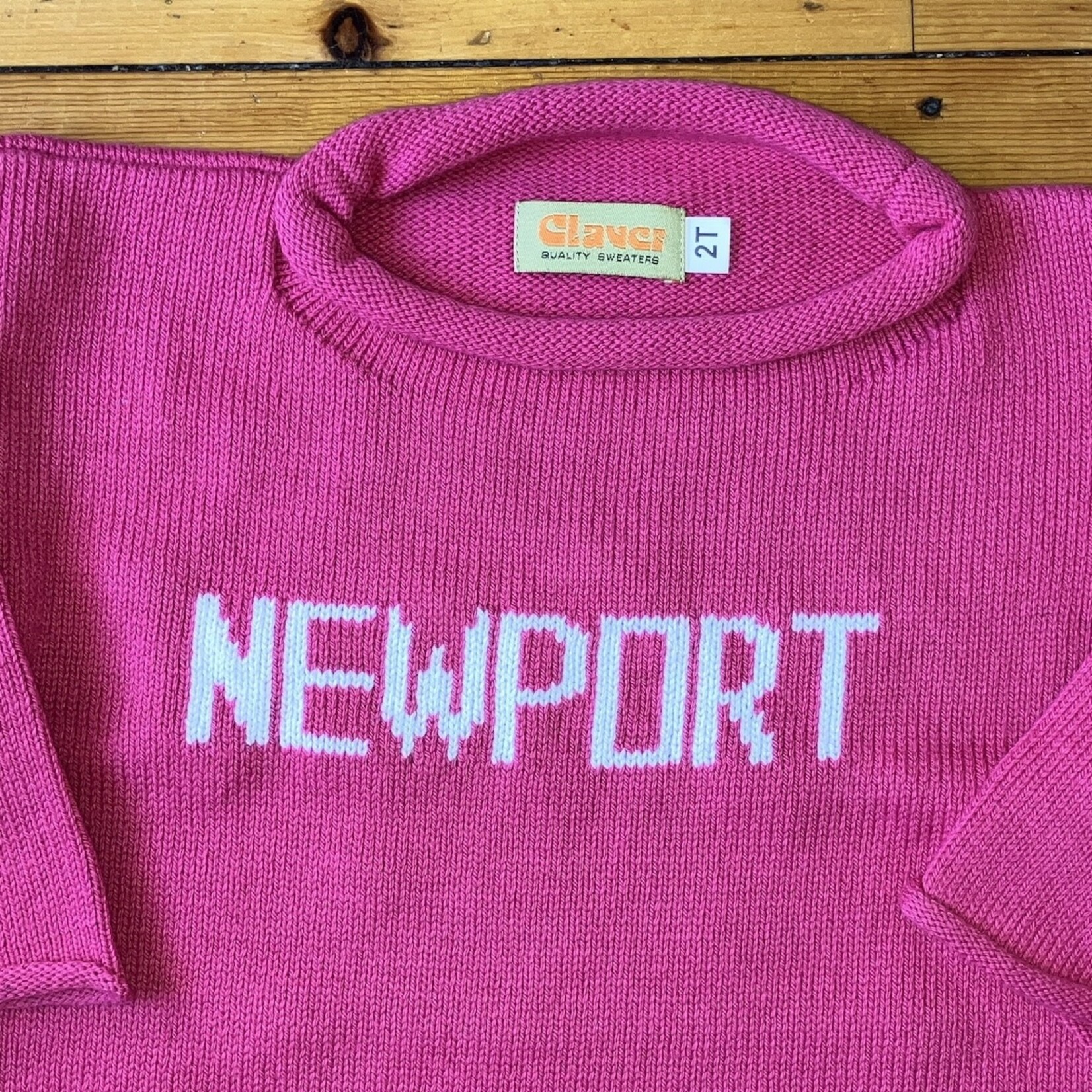 ACVISA/CLAVER Knitted Pink Newport Sweater