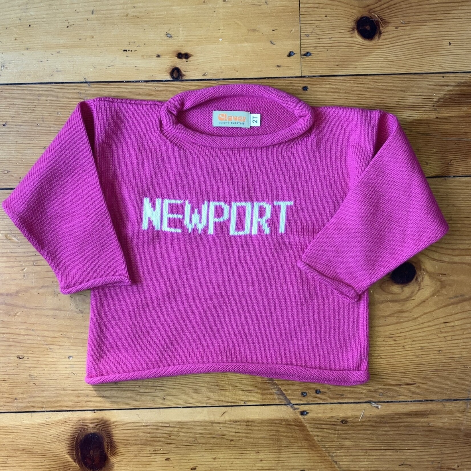 ACVISA/CLAVER Pink Knitted Newport Sweater