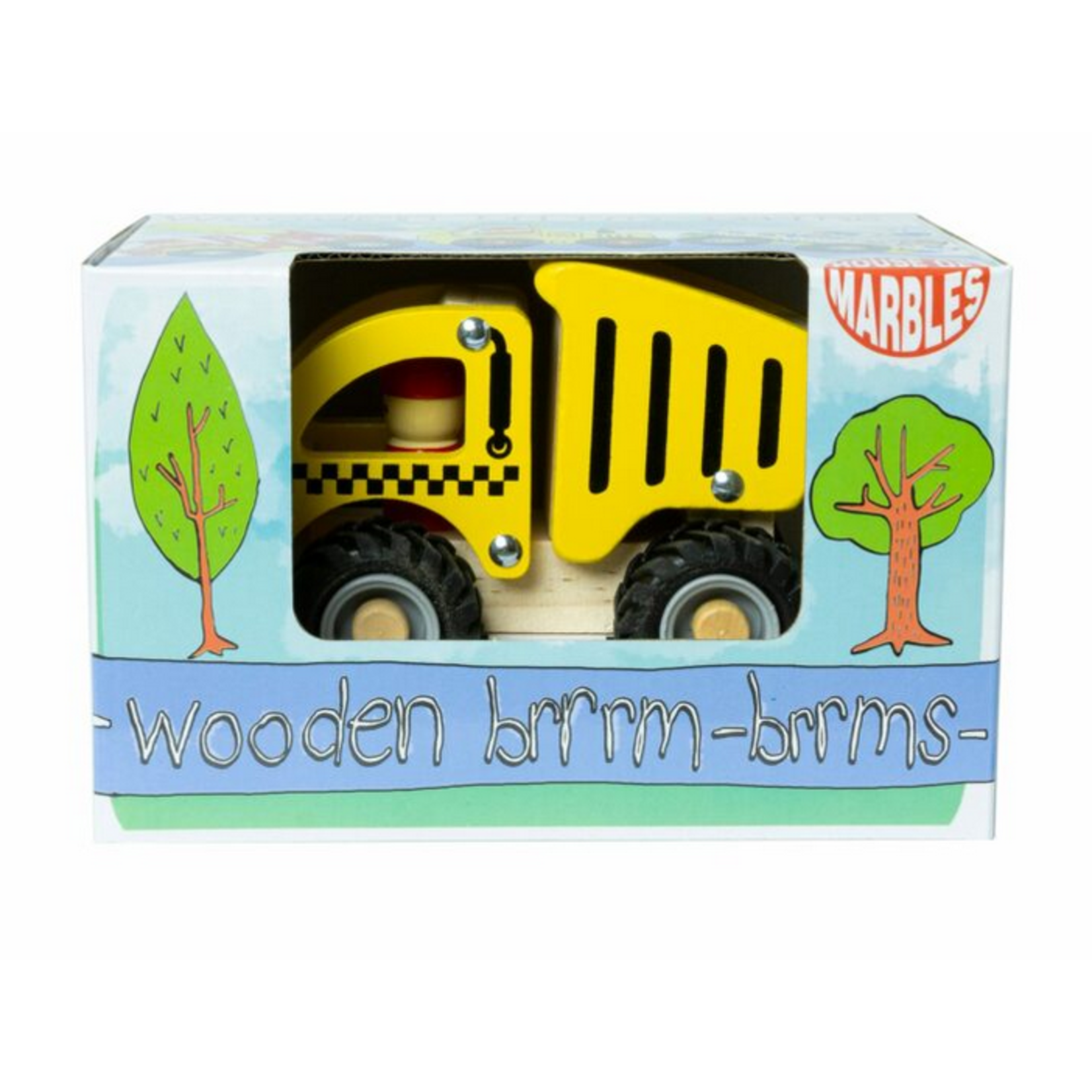 HOUSE OF MARBLES Wooden Construction Vehicle