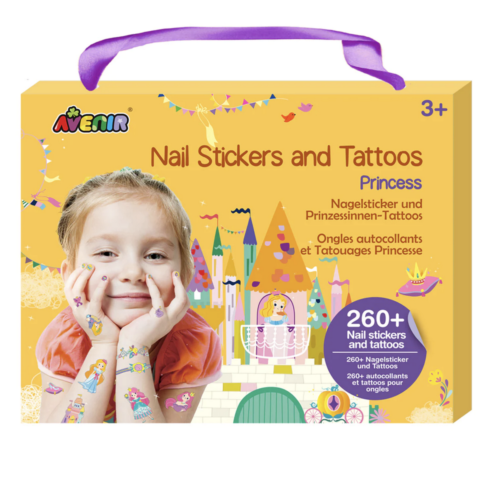 Princess Nail Stickers and Tattoos