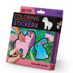 CROCODILE CREEK Coloring Stickers - Unicorn