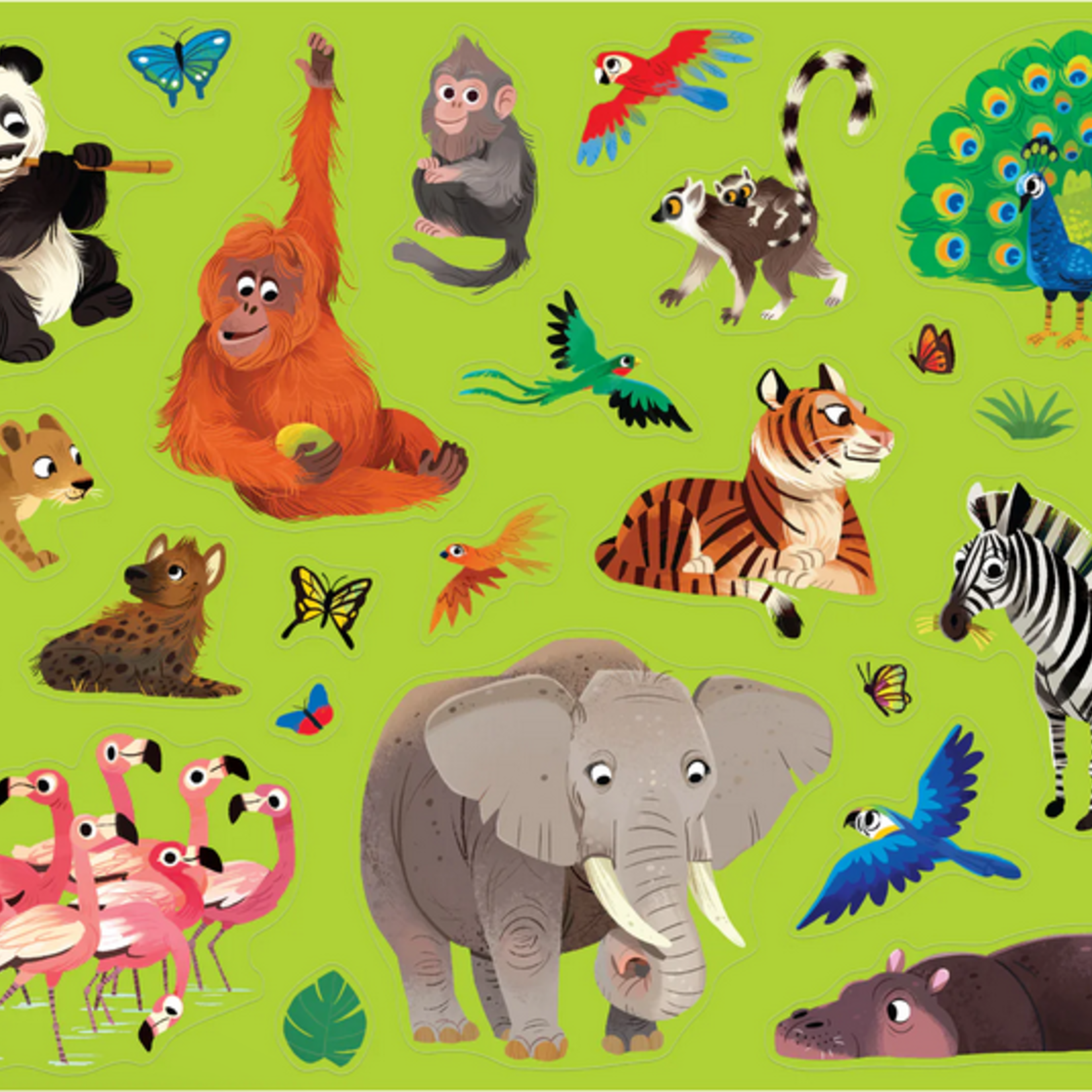 Crocodile Creek Coloring Poster - Jungle Jamboree