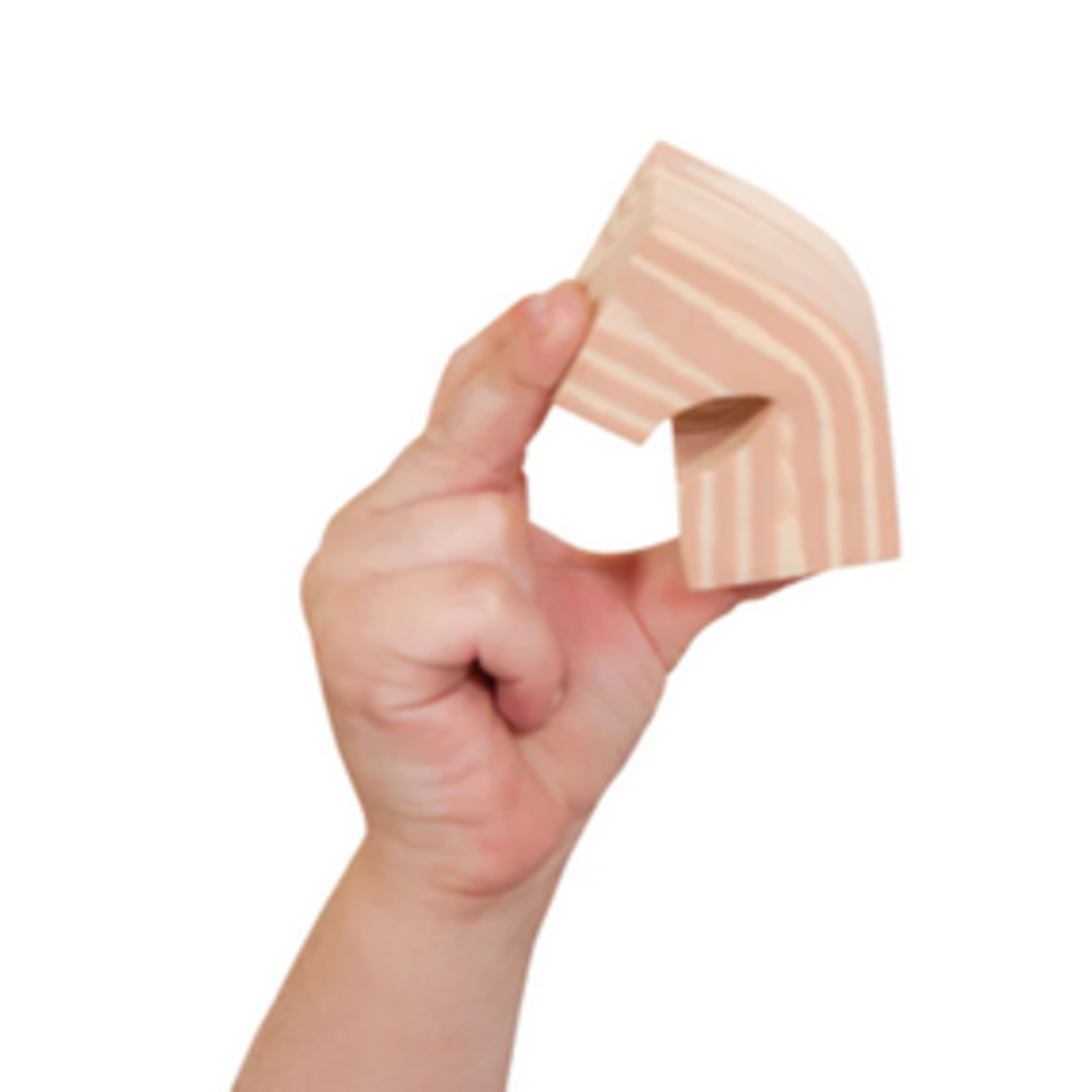 EDUSHAPE 30-Piece Wood-Like Soft Baby Blocks