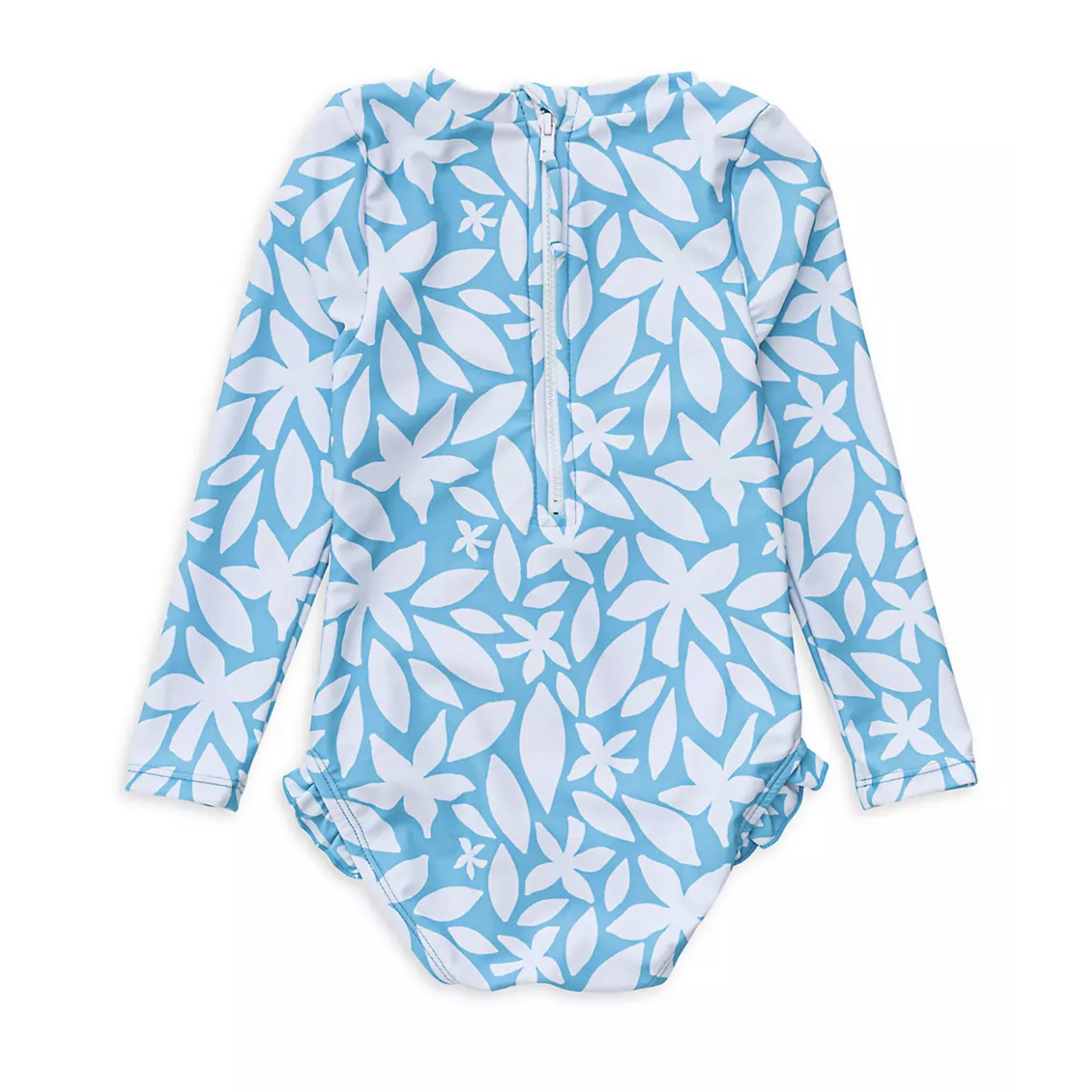 SNAPPERROCK Aqua Bloom Long-Sleeve Surf Suit