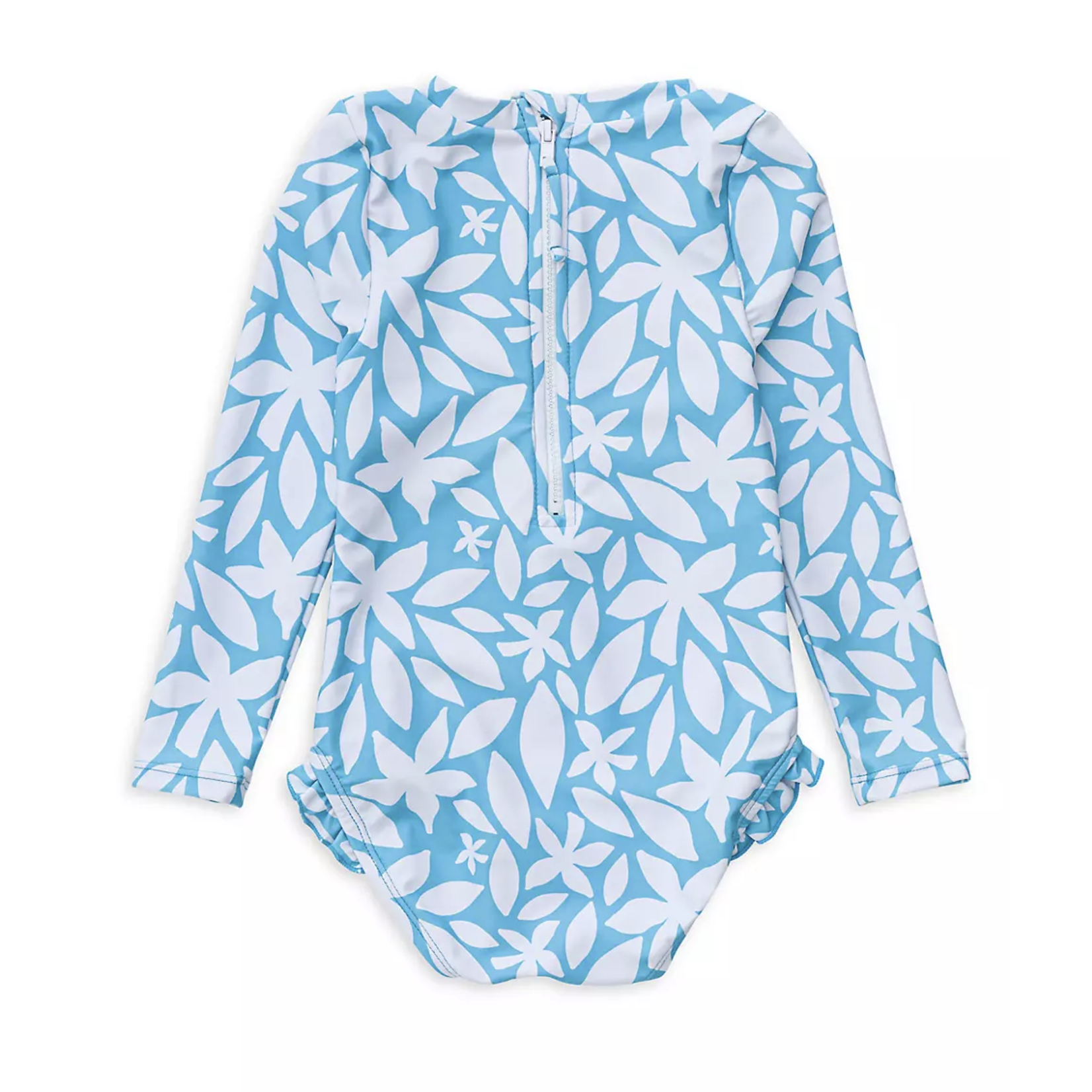SNAPPERROCK Aqua Bloom Long-Sleeve Surf Suit