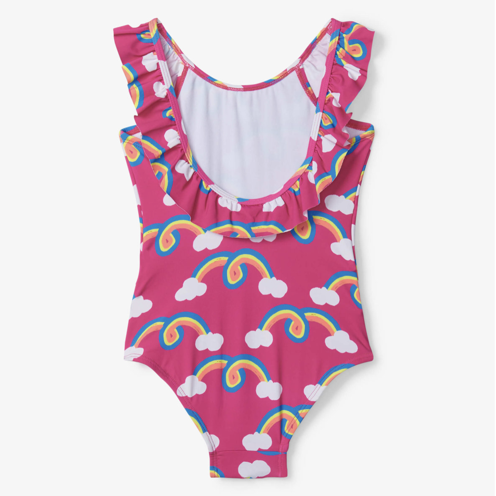 HATLEY Rainbow Arch Ruffle Sleeve Swimsuit