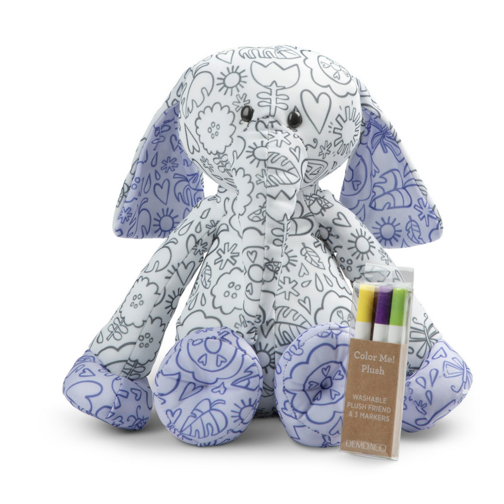 DEMDACO Color Me Plush - Elephant