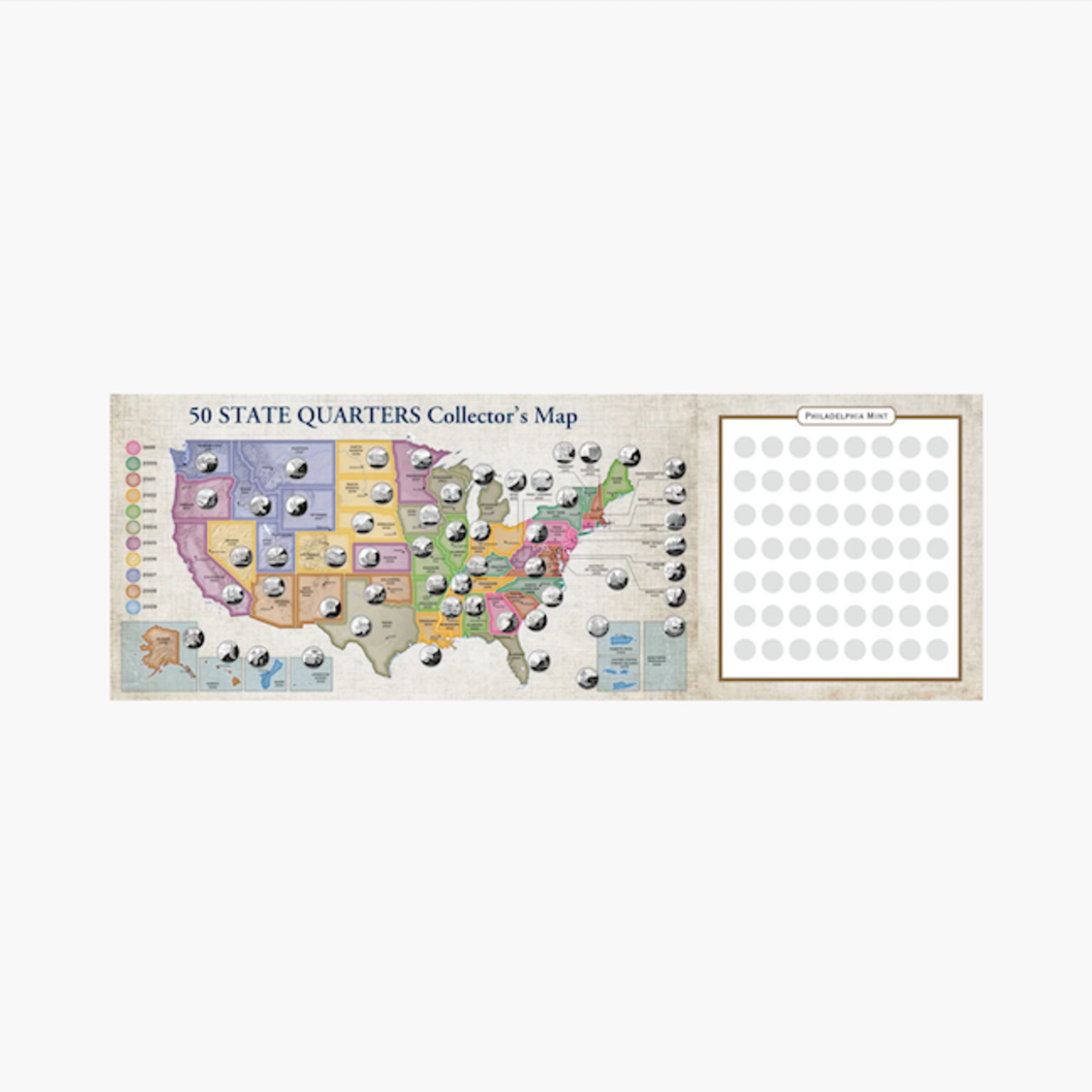 50 State Quarters  Map