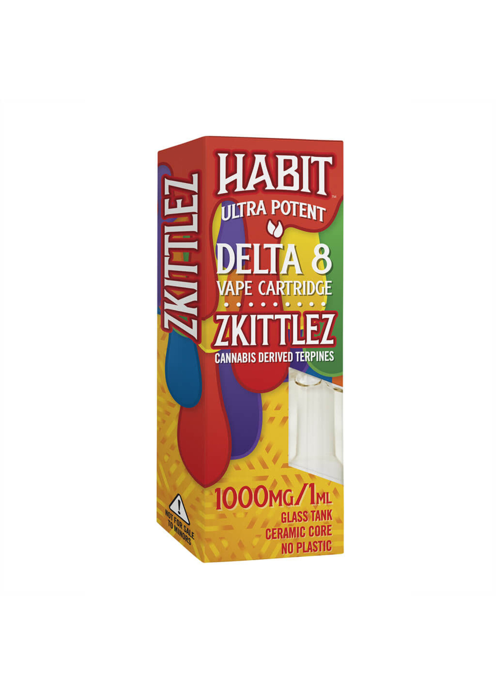 Habit Habit Delta 8 Vape Cartridge 1000mg 1ml