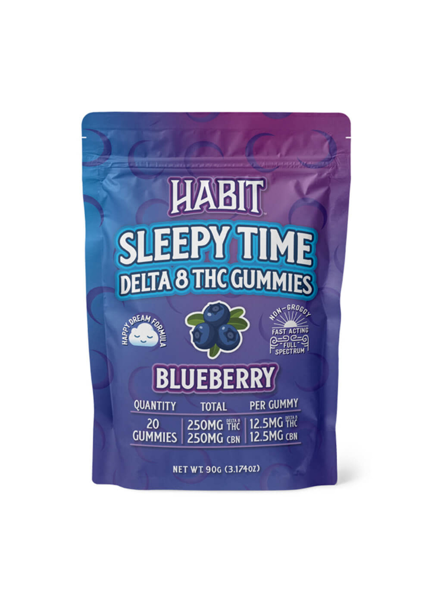 Habit Habit 25mg Delta 8 / CBN  Sleepy Time Gummies