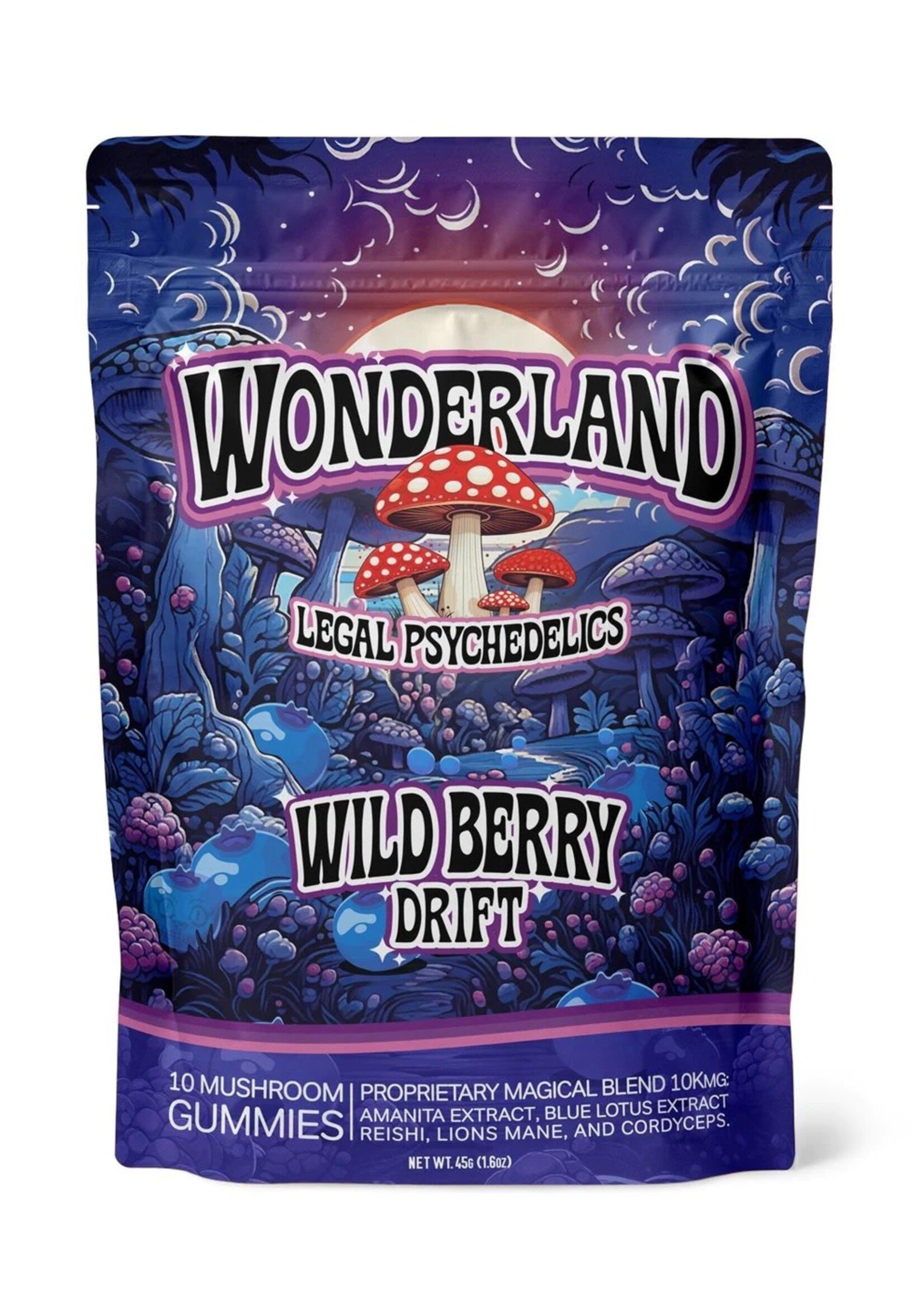 Habit Habit Wonderland Legal Psychedelics Mushroom Gummies 10ct