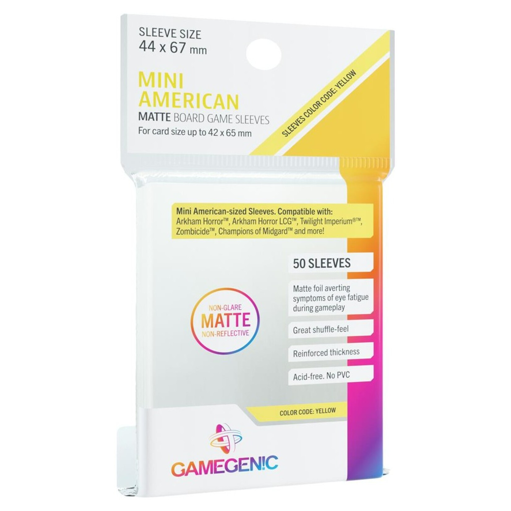 Gamegenic GameGenic Matte Sleeves Mini American