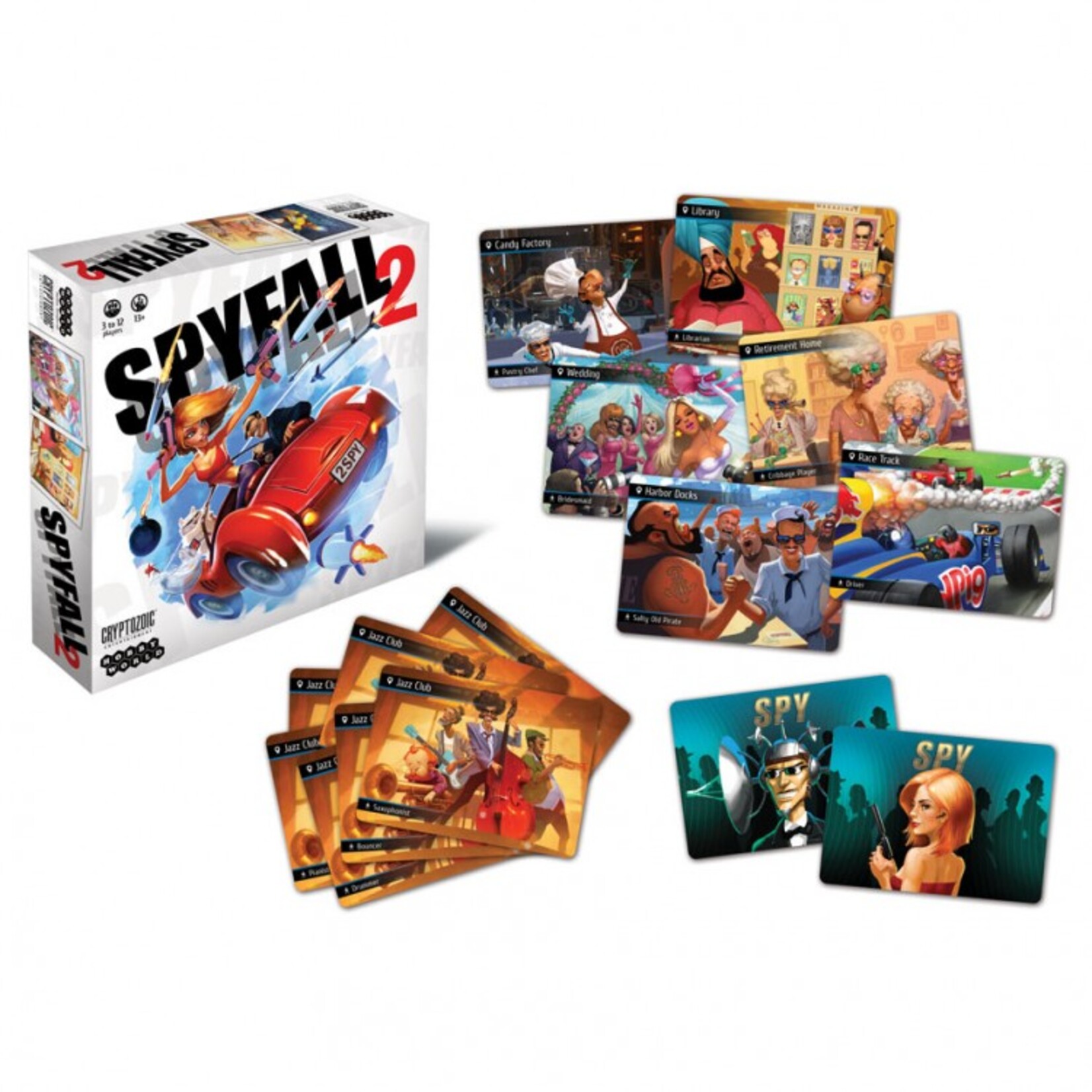 Cryptozoic Entertainment Spyfall 2