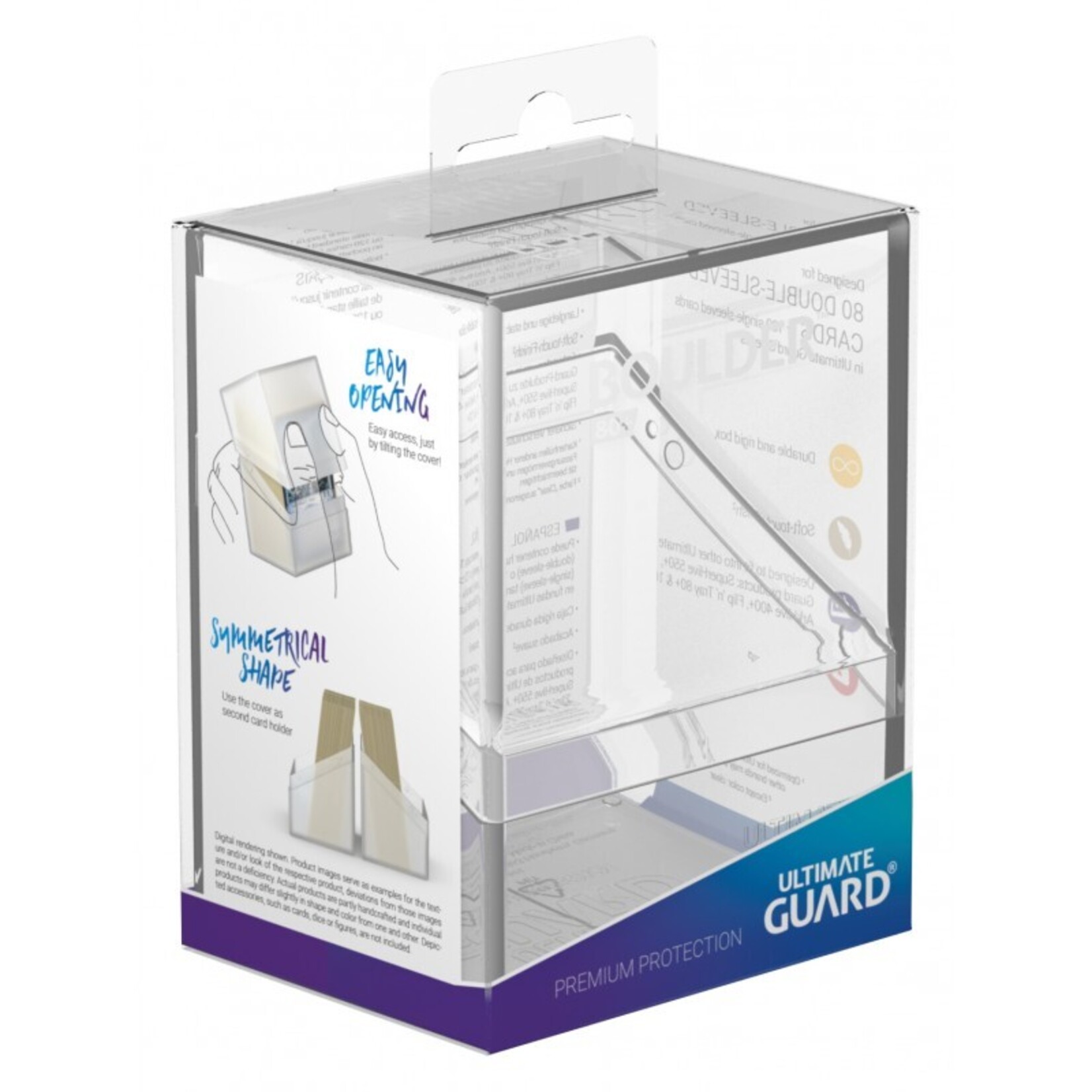 Ultimate Guard Ultimate Guard Boulder Deck Case 80+ Clear