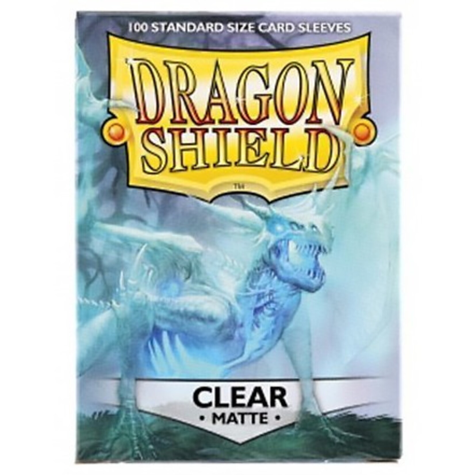 Arcane Tinmen Dragon Shield Standard Matte Sleeves Clear 100 ct
