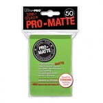 Ultra Pro Ultra Pro Pro-Matte Standard Deck Protector Sleeves Lime Green 50 ct