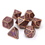 Die Hard Dice Die Hard Mythica Dreamscape Desert Melody Purple with Copper Metal Polyhedral 7 die set