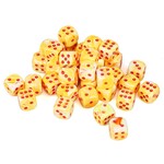 Chessex Chessex Festive Sunburst with Red 12 mm d6 36 die set