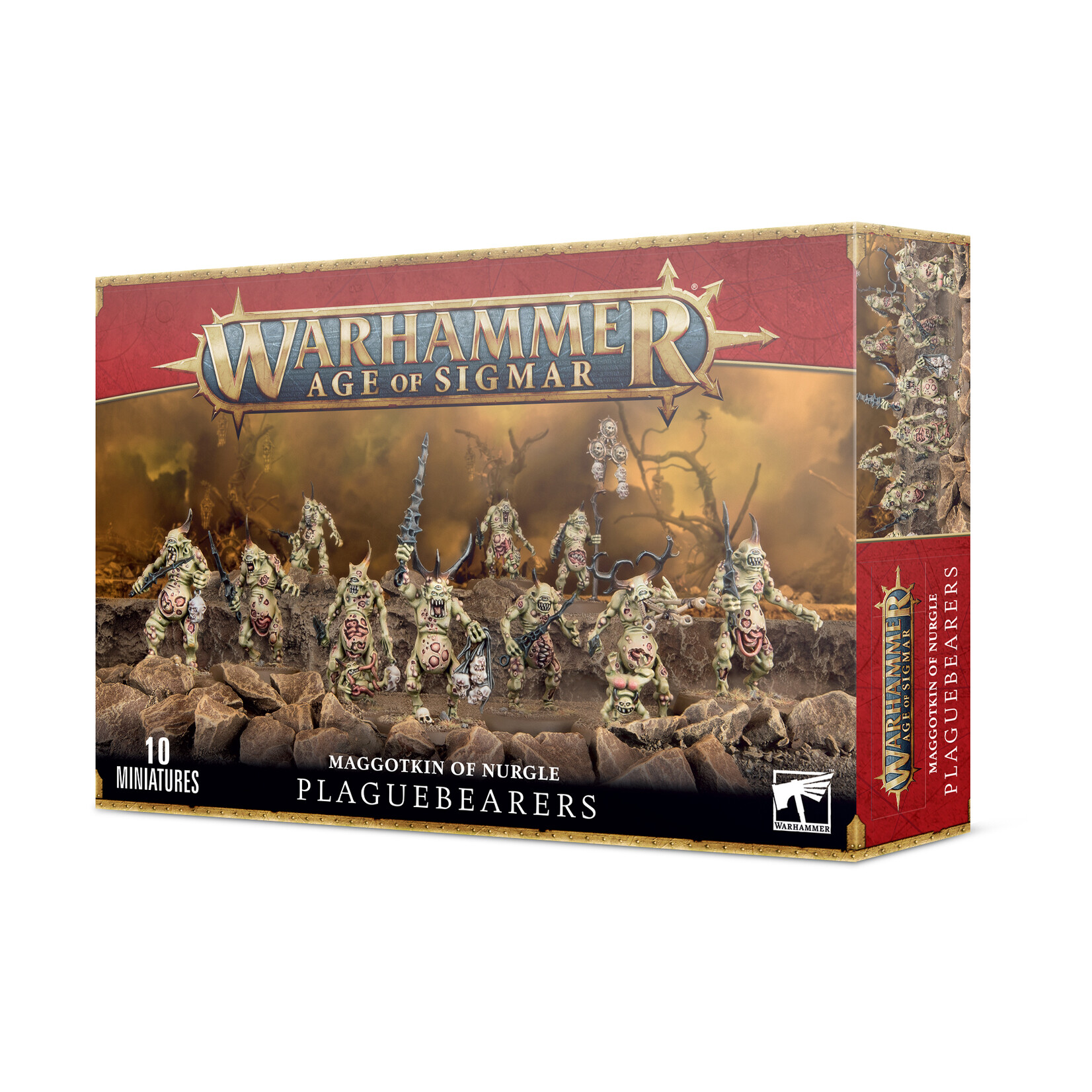 Games Workshop Warhammer Age of Sigmar Chaos Daemons of Nurgle Plaguebearers