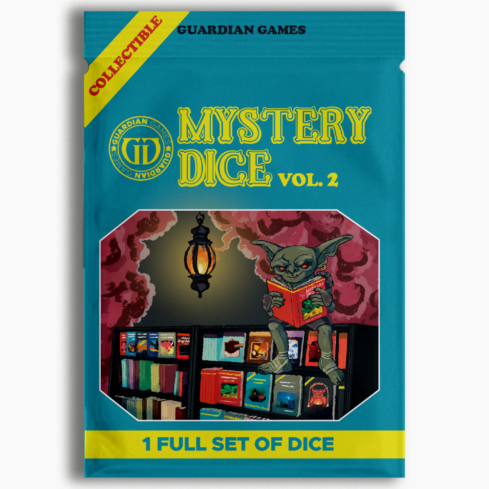 1985 Games 1985 Guardian Games Custom Mystery Dice Vol 2 Polyhedral 7 die set