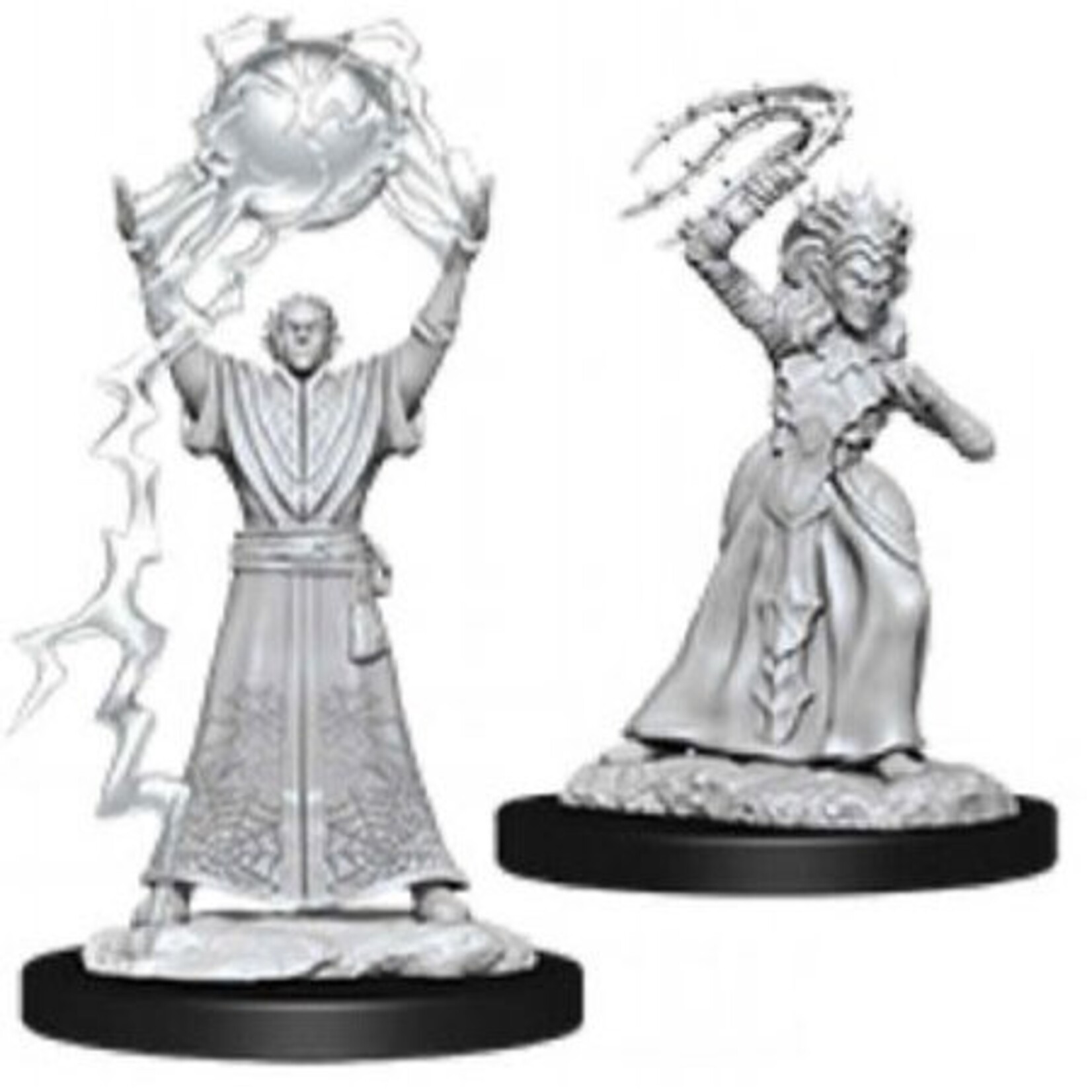 WizKids Dungeons and Dragons Nolzur's Marvelous Minis Drow Mage and Drow Priestess