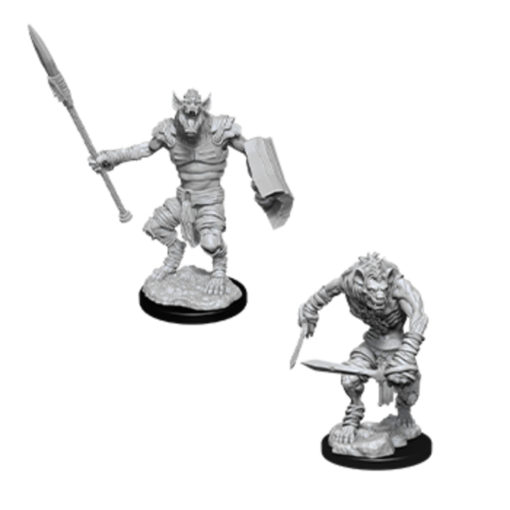 WizKids Dungeons and Dragons Nolzur's Marvelous Minis Gnoll and Gnoll Flesh Gnawer
