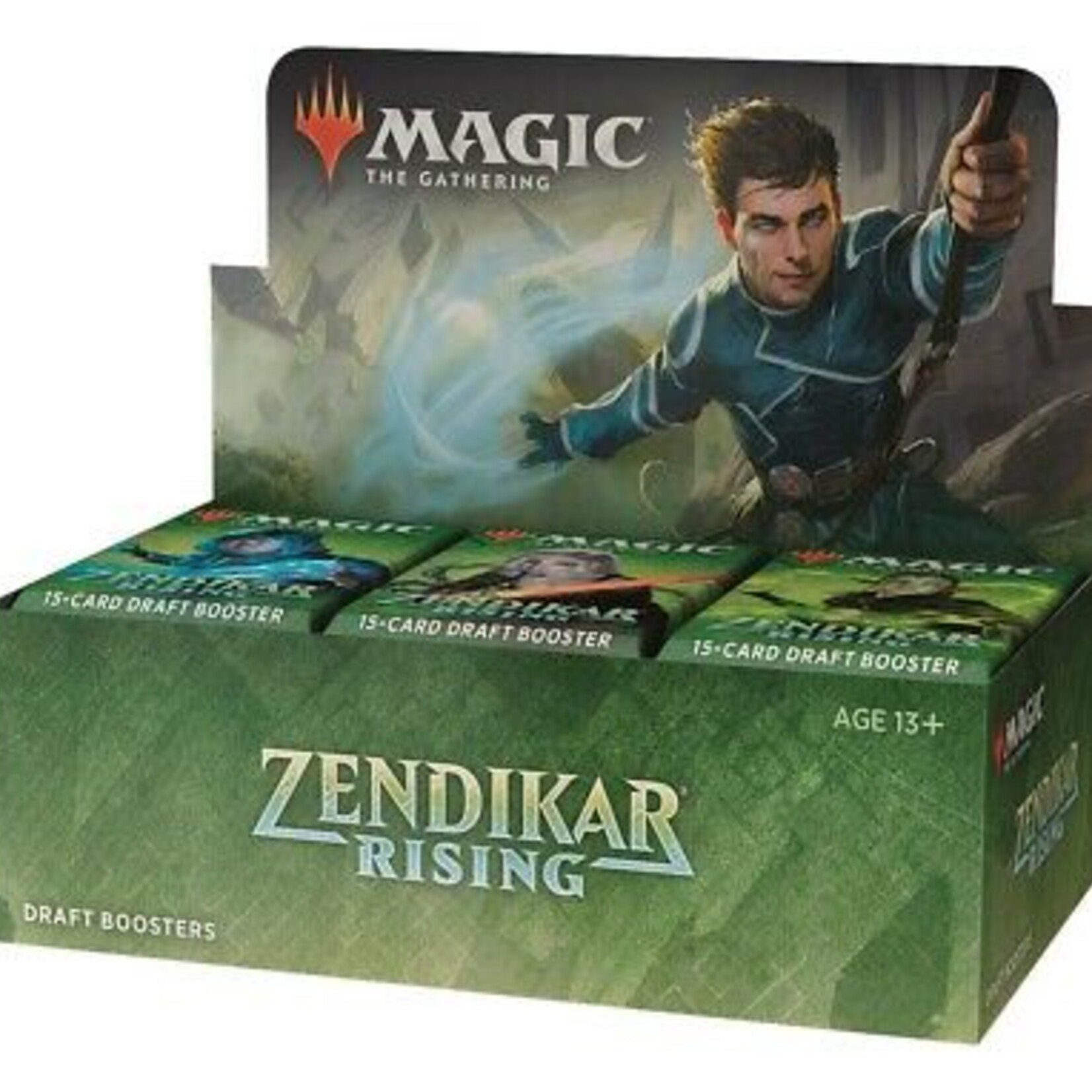 Wizards of the Coast Magic the Gathering Zendikar Rising ZNR Draft Booster Box
