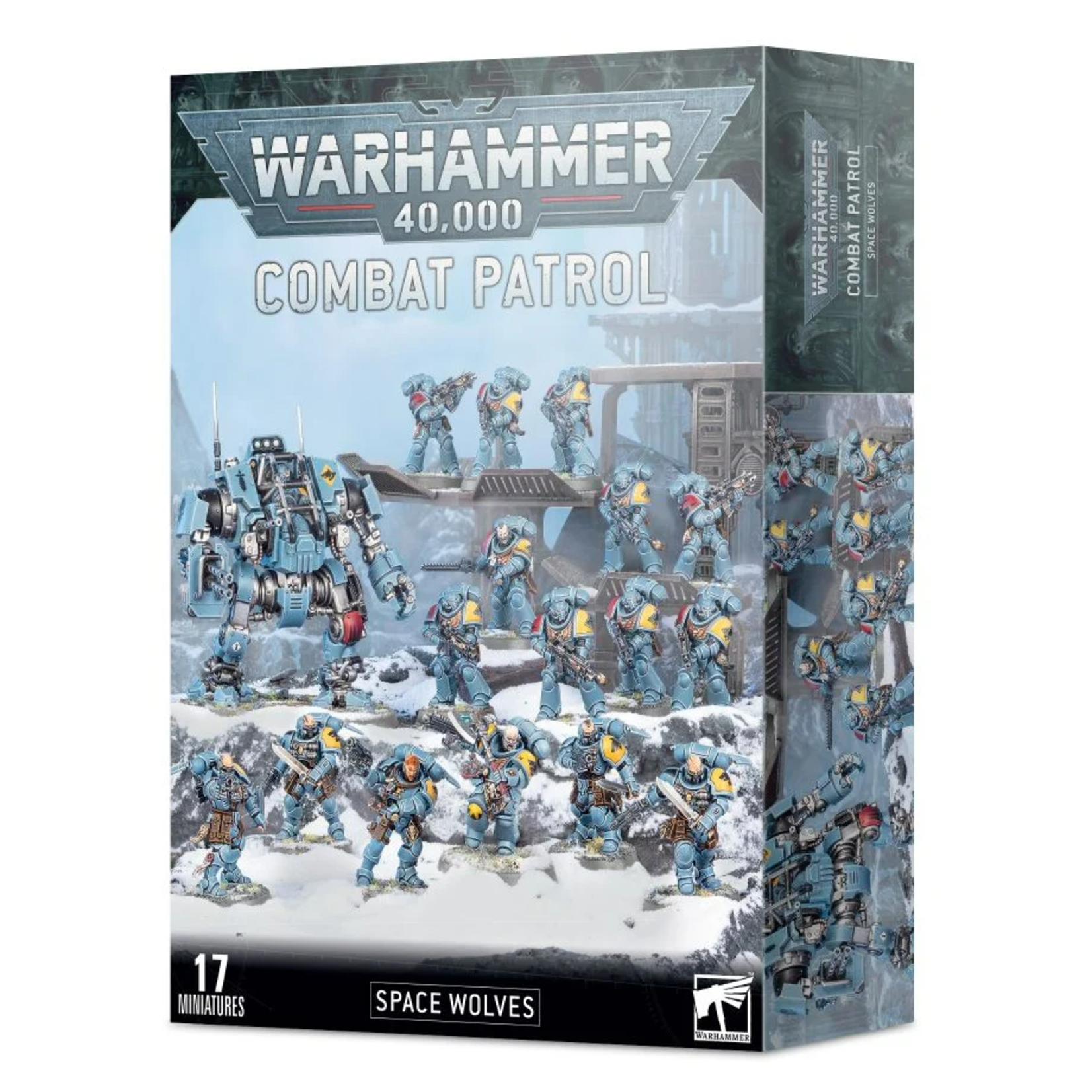 Games Workshop Warhammer 40k Space Marines Space Wolves Combat Patrol