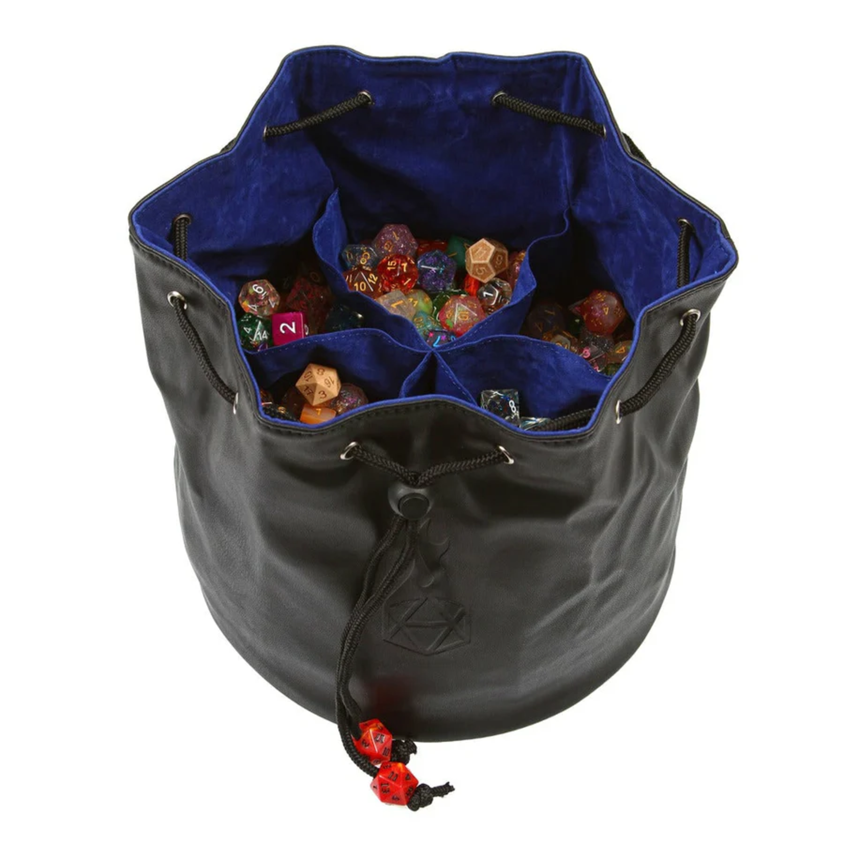 Forged Pouch of the Endless Hoard Dice Bag Black Blue