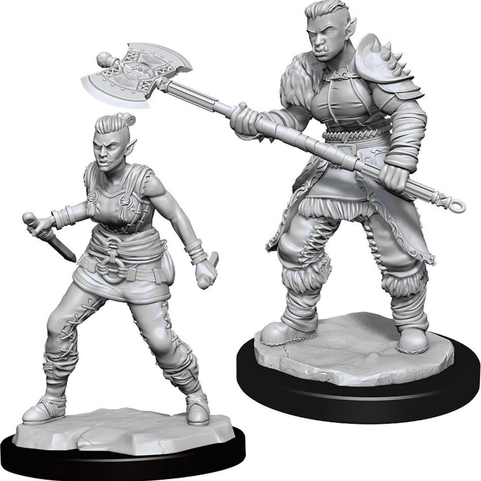 WizKids Dungeons and Dragons Nolzur's Marvelous Minis Orc Barbarian Female