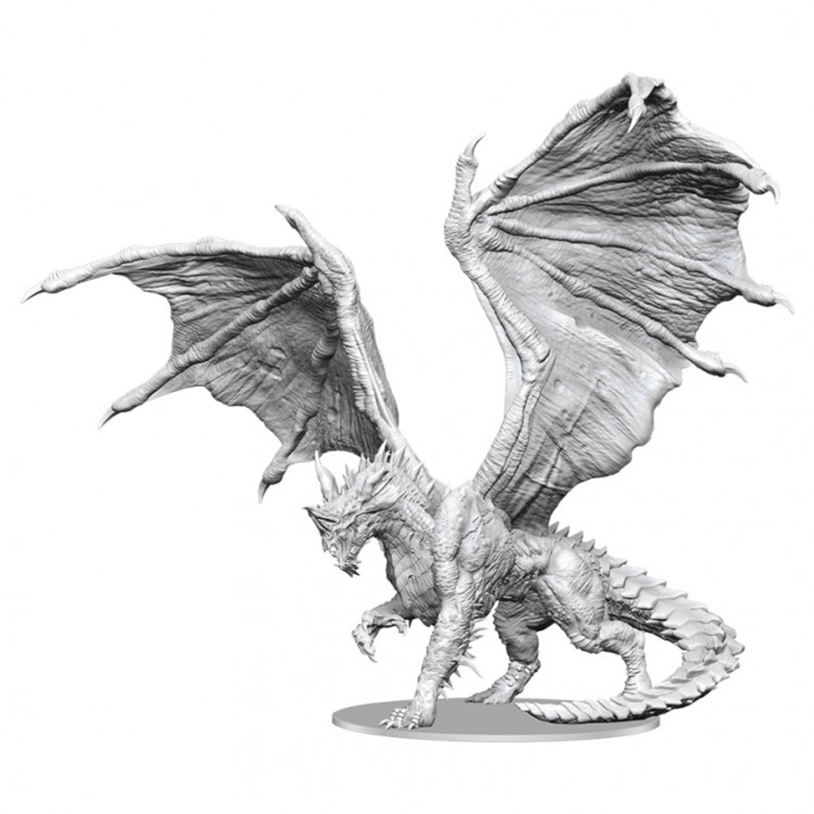 WizKids Dungeons and Dragons Icons of the Realms Unpainted Adult Blue Dragon