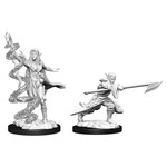 WizKids Magic the Gathering Unpainted Minis Joraga Warcaller and Joraga Treespeaker Elves