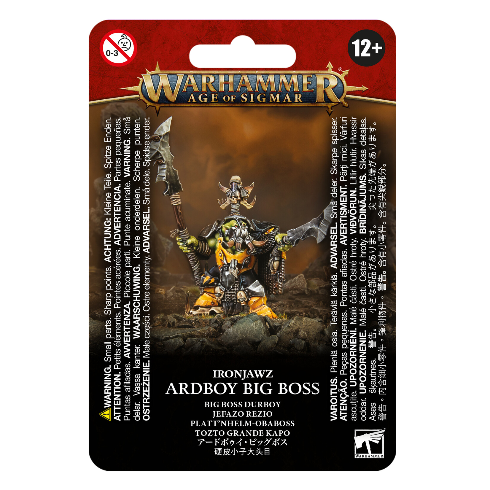 Games Workshop Warhammer Age of Sigmar Destruction Orruk Warclans Ardboy Big Boss