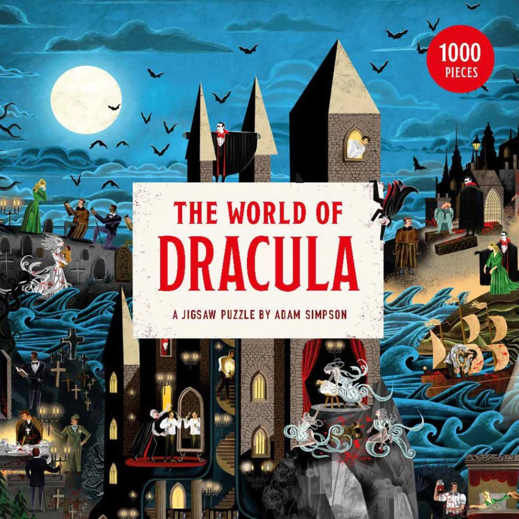 Laurence King Publishing 1000 pc Puzzle The World of Dracula
