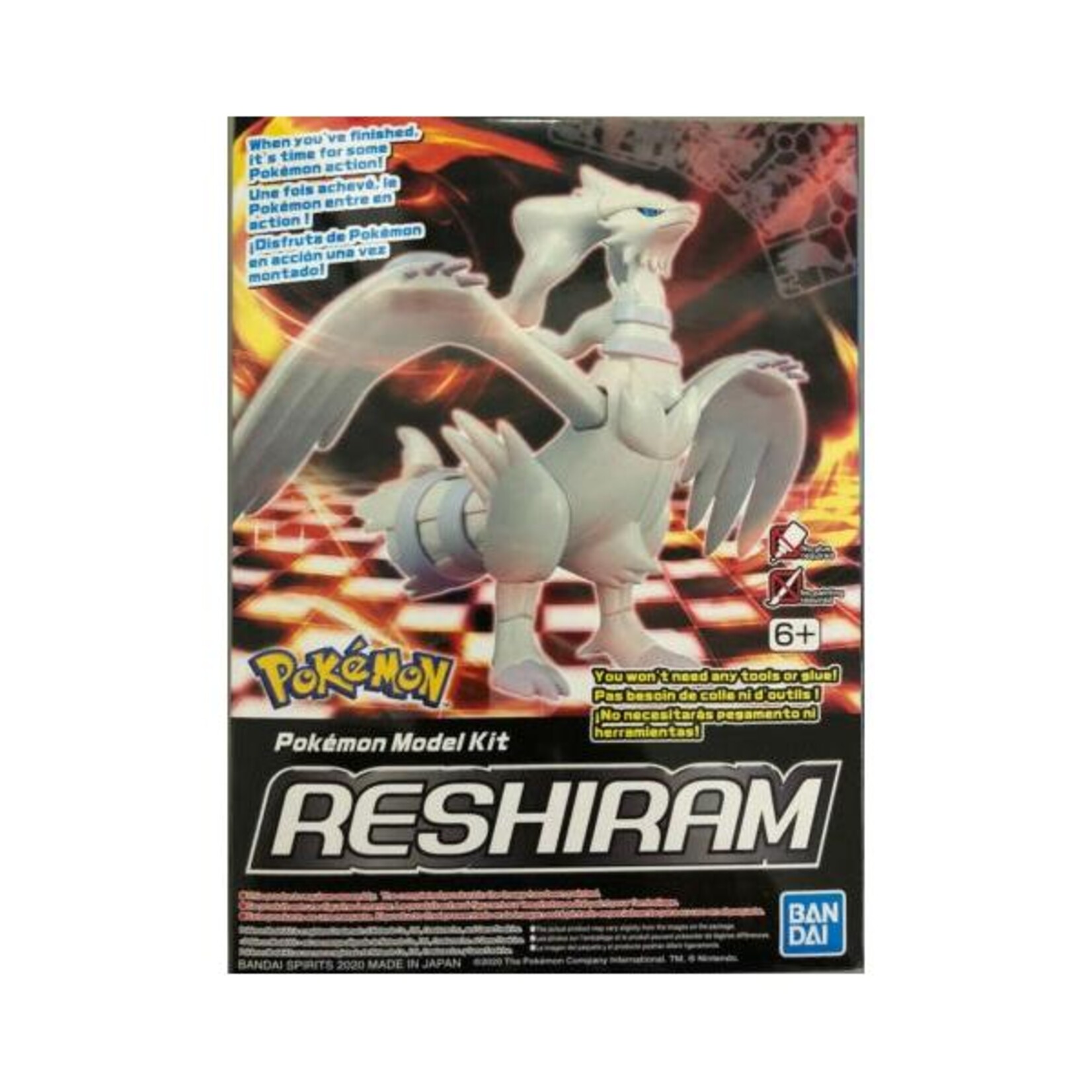 Bandai Pokemon Model Kit Reshiram