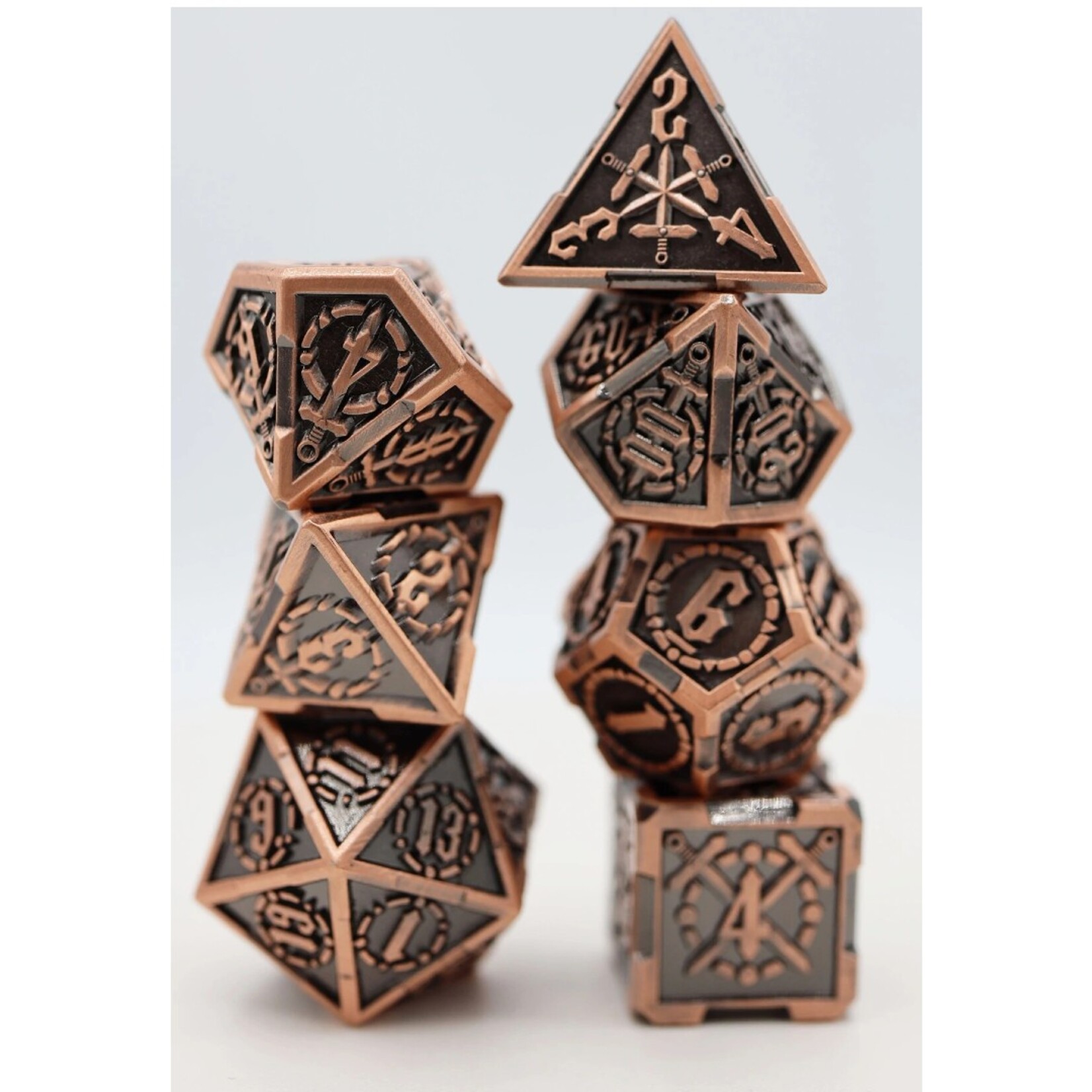 Foam Brain Games King Arthur's Sword RPG Metal 7 die set