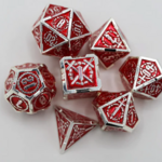 Foam Brain Games Sword of Hearts Metal 7 die set