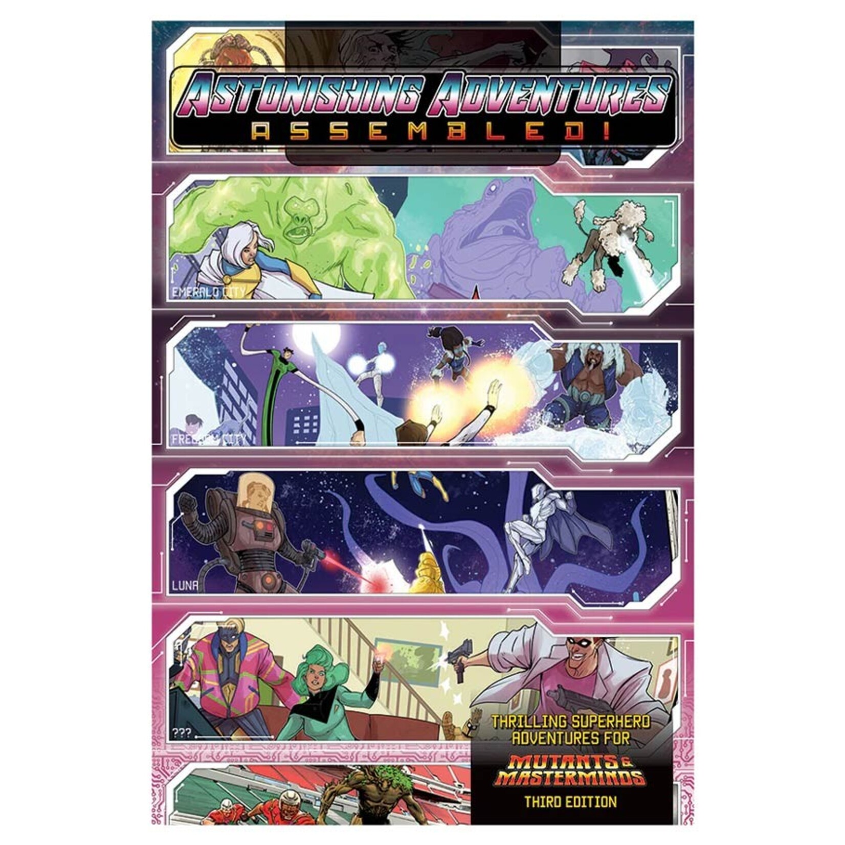 Green Ronin Press Mutants and Masterminds 3E Astonishing Adventures Assembled