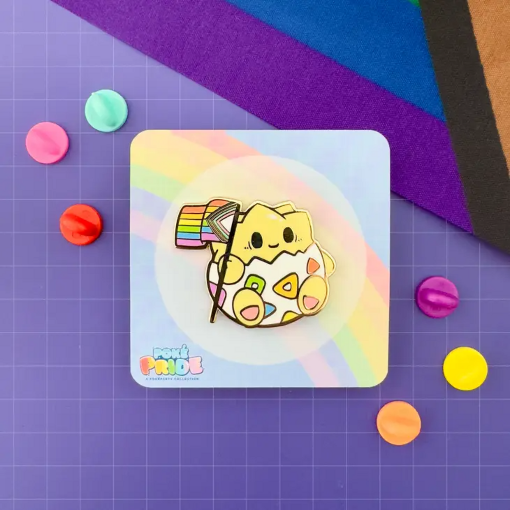 HeyyoJojo Togepi Pokepride Enamel Pin