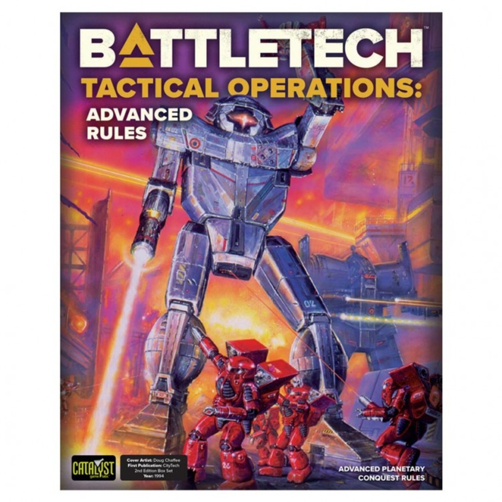 Catalyst Game Labs Battletech Tactical Operations Advanced Rules