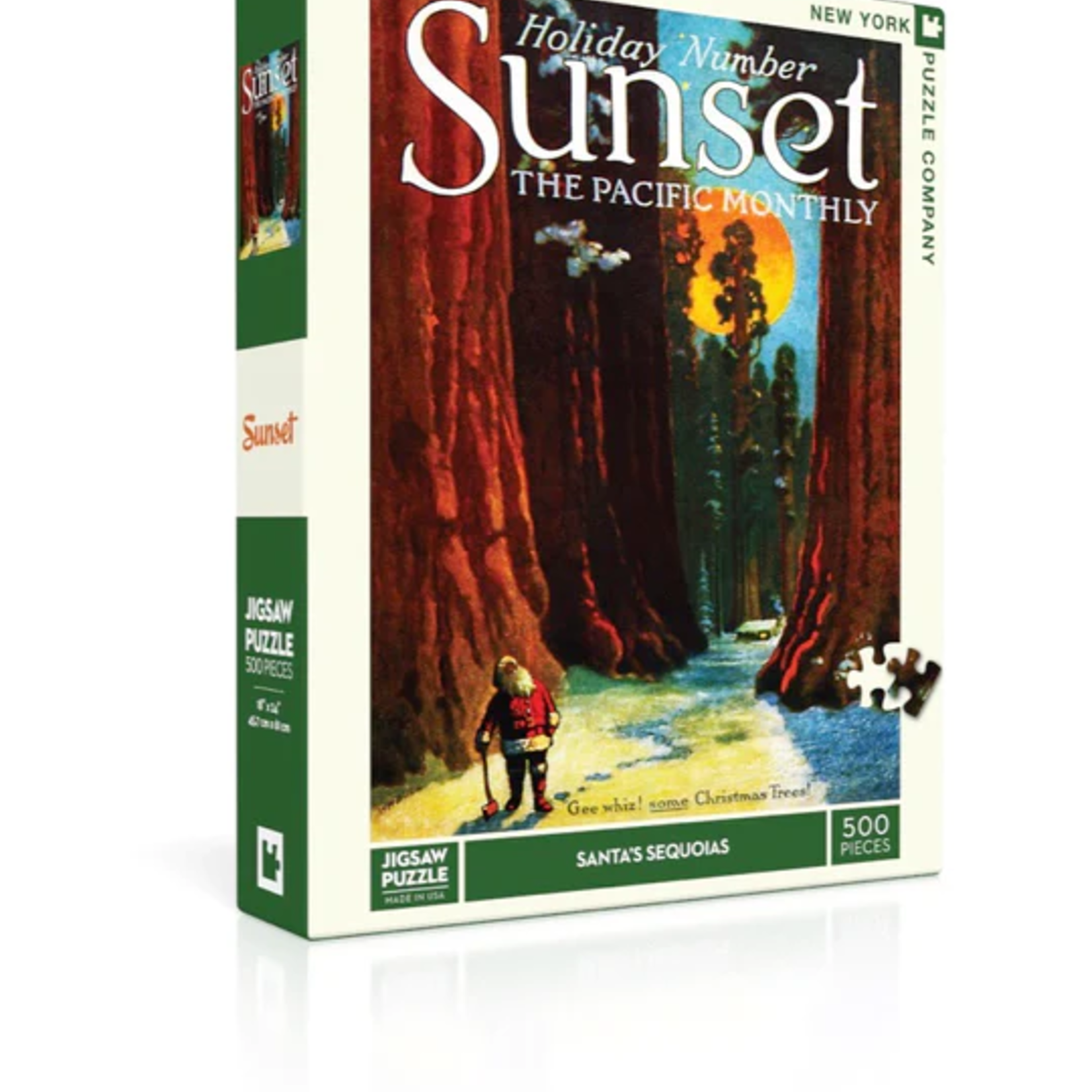 New York Puzzle Company 500 pc Puzzle Santa's Sequoias