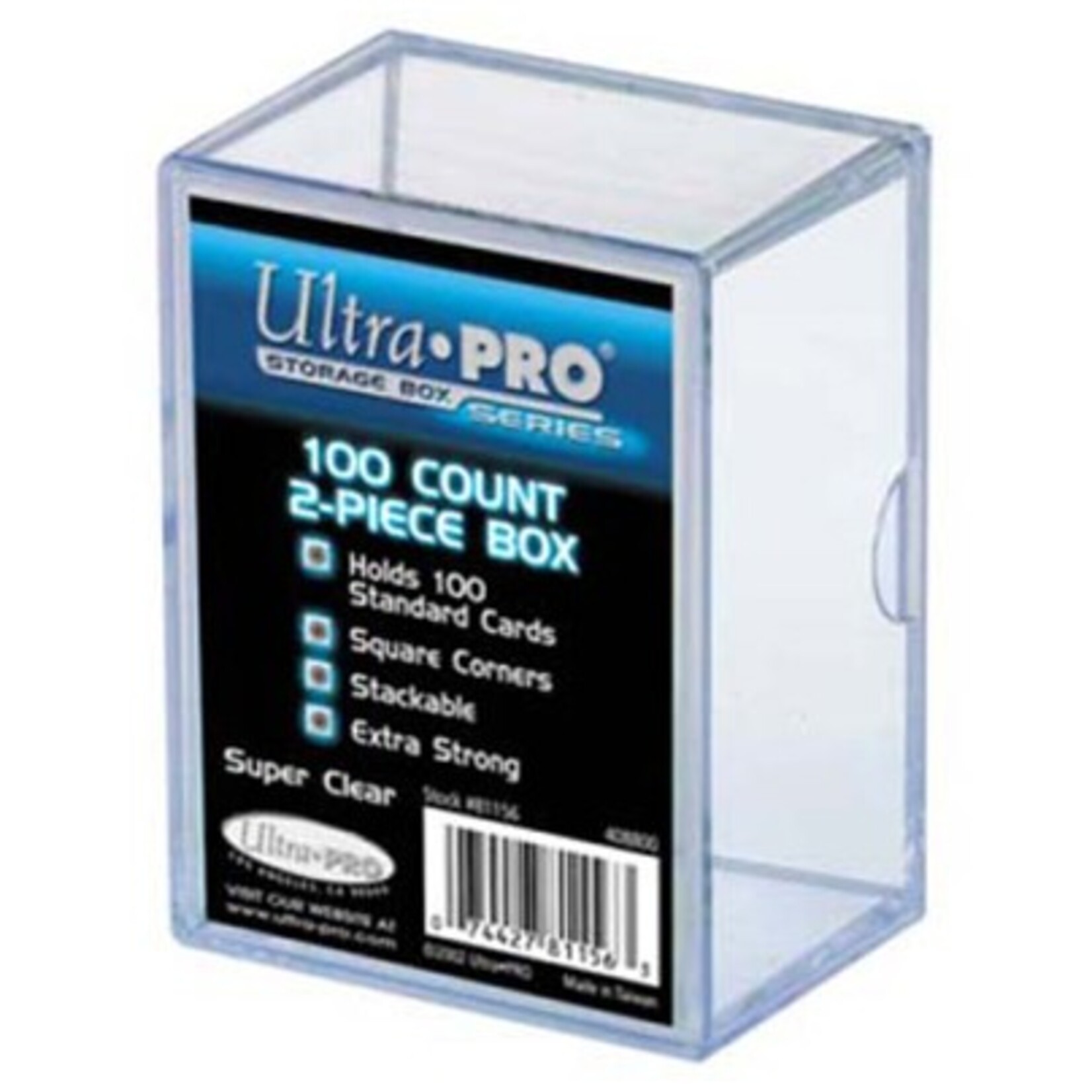 Ultra Pro Ultra Pro 100 Count 2-Piece Box Clear