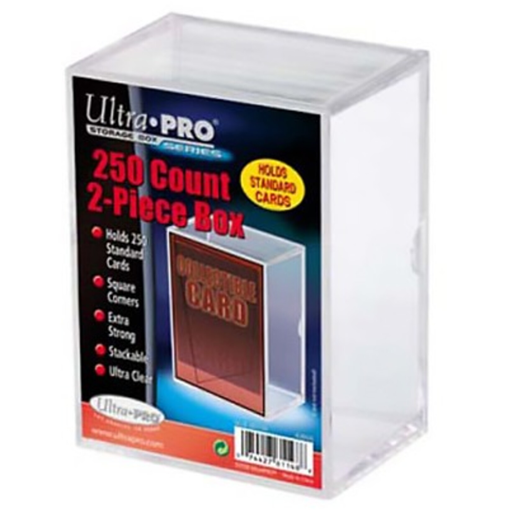 Ultra Pro Ultra Pro 250 Count 2-Piece Box Clear